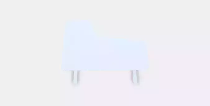 BEKANT Corner desk right 3 Low-poly 3D model