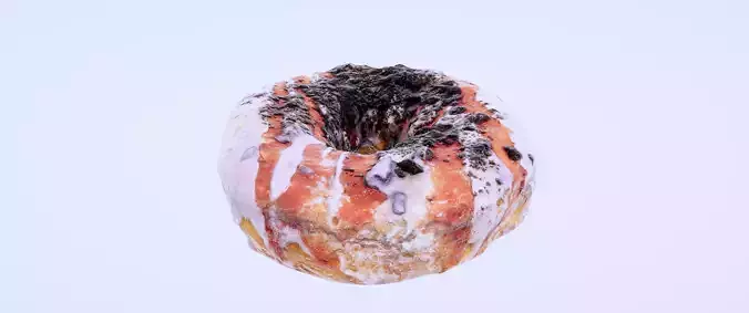 8k Glazed Strawberry and Cookie Sprinkle Doughtnut - 5 LODs