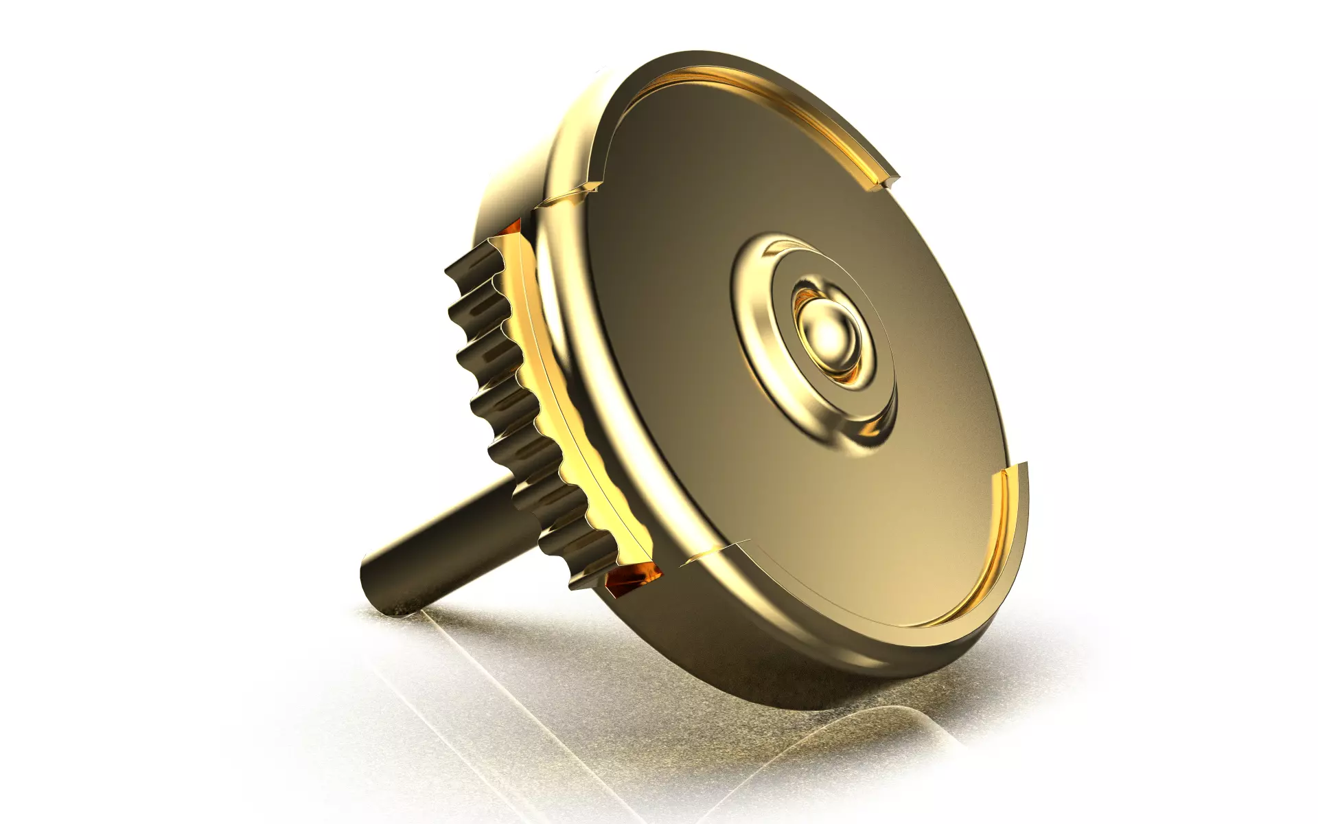 Lock for earrings  3D print model_0