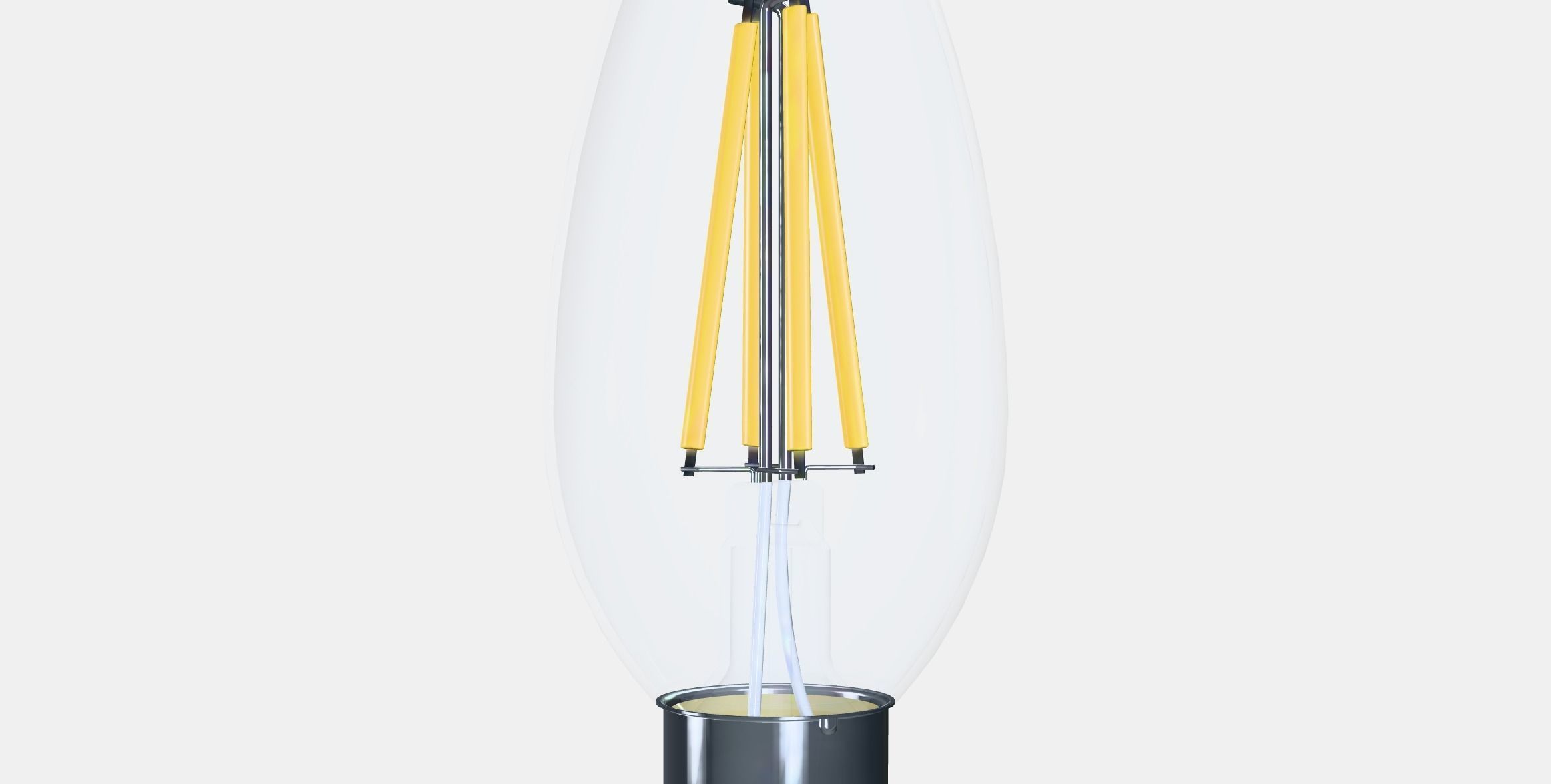 SOLHETTA LED bulb E14 250 lm Low-poly 3D model_4