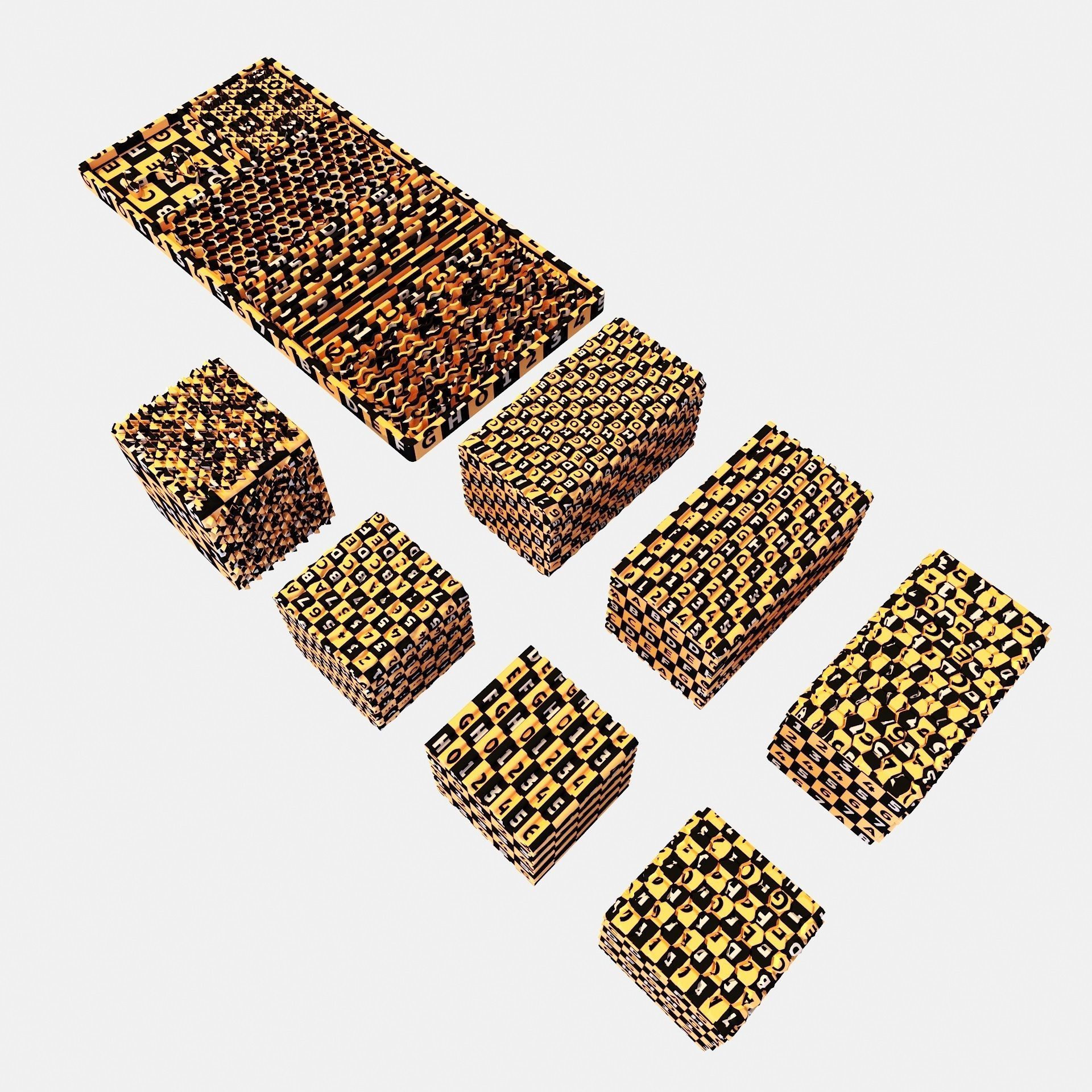 Bartender Tools Set 200 Ice 3D model_21