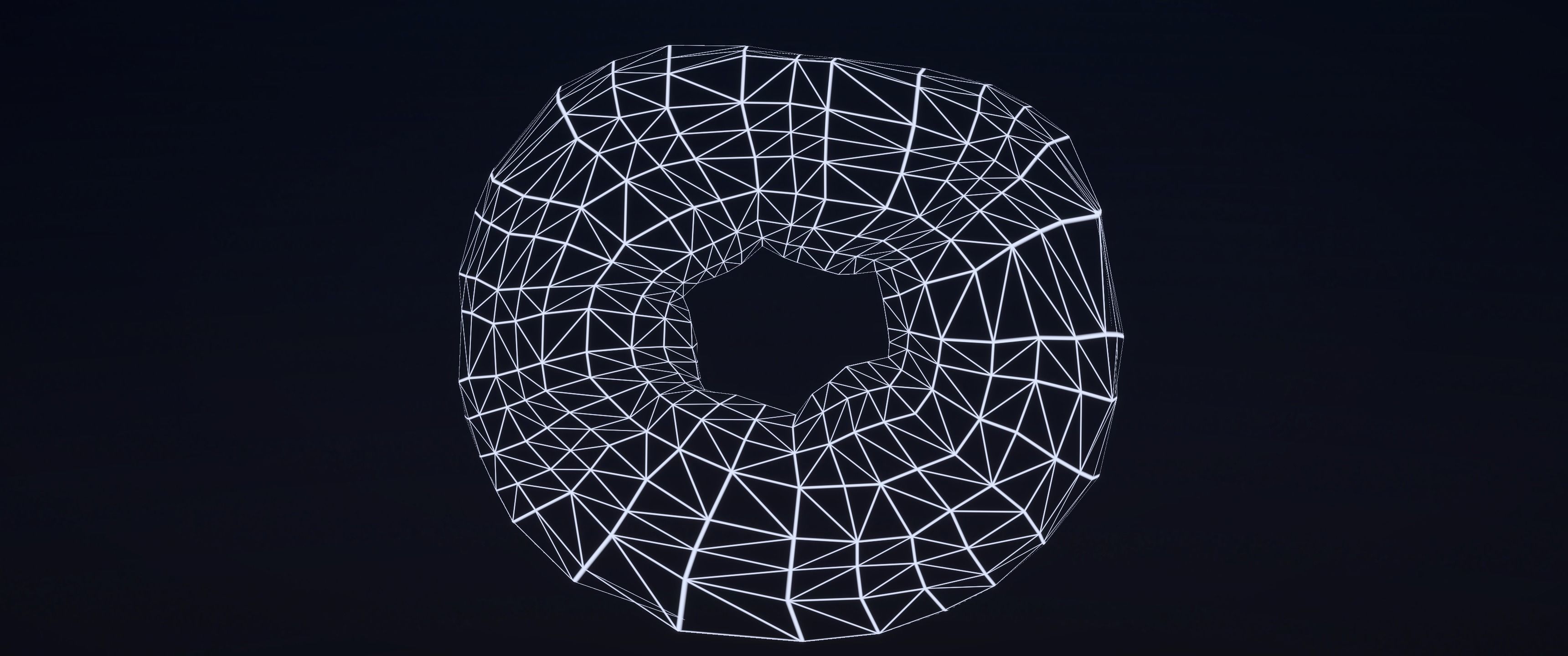 8k Lemon Glazed Doughnut - 5 Levels of Detail Low-poly 3D model_14