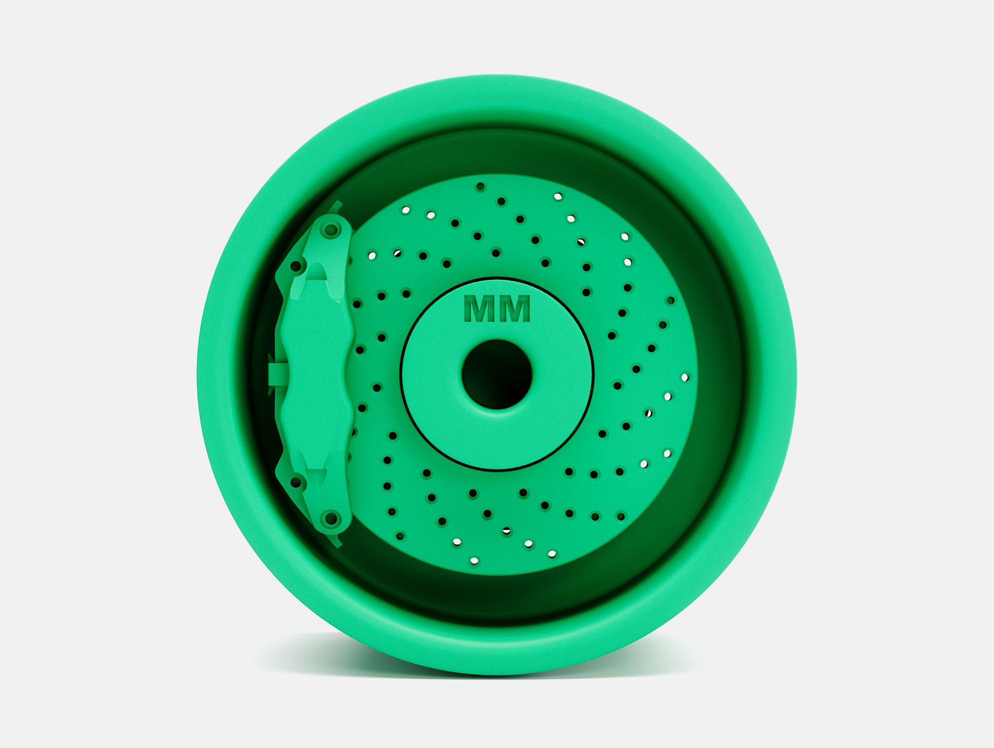 15x10 Magnum 500 Wheel and Brake 3D print model_2