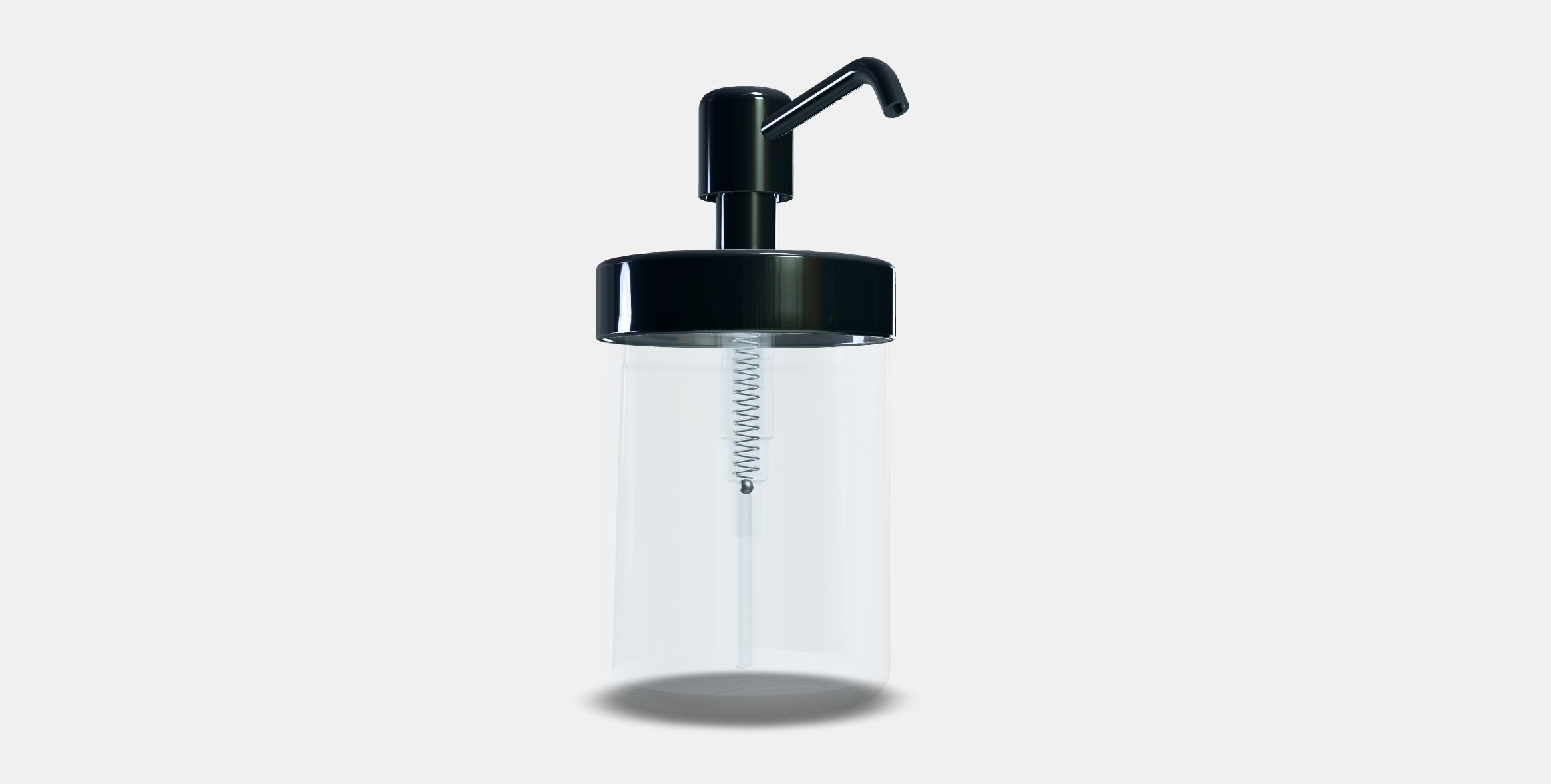 VOXNAN soap dispenser Low-poly 3D model_3