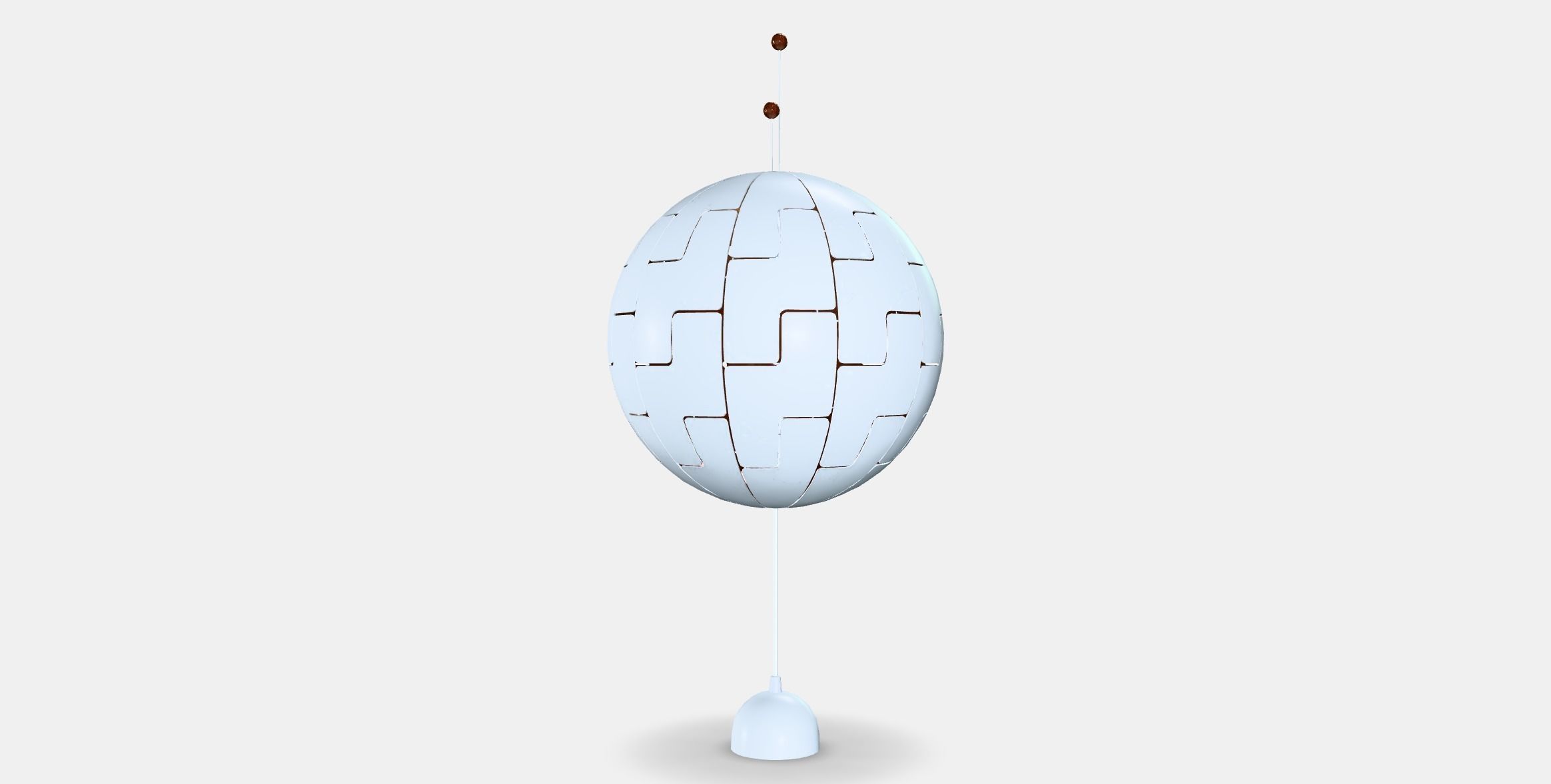 IKEA PS 2014 pendant lamp Low-poly 3D model_3