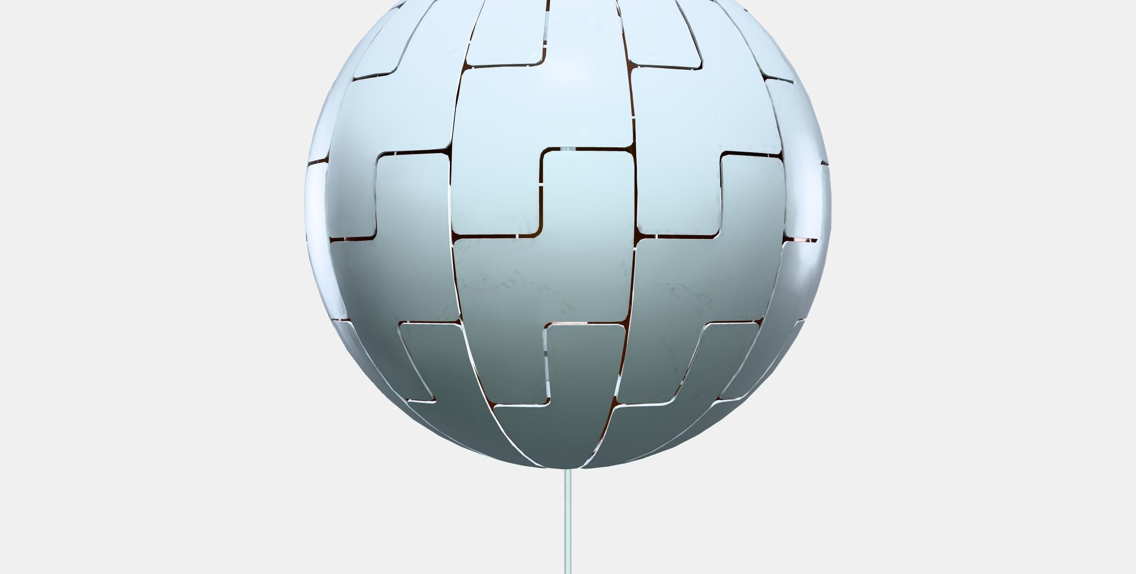 IKEA PS 2014 pendant lamp Low-poly 3D model_16