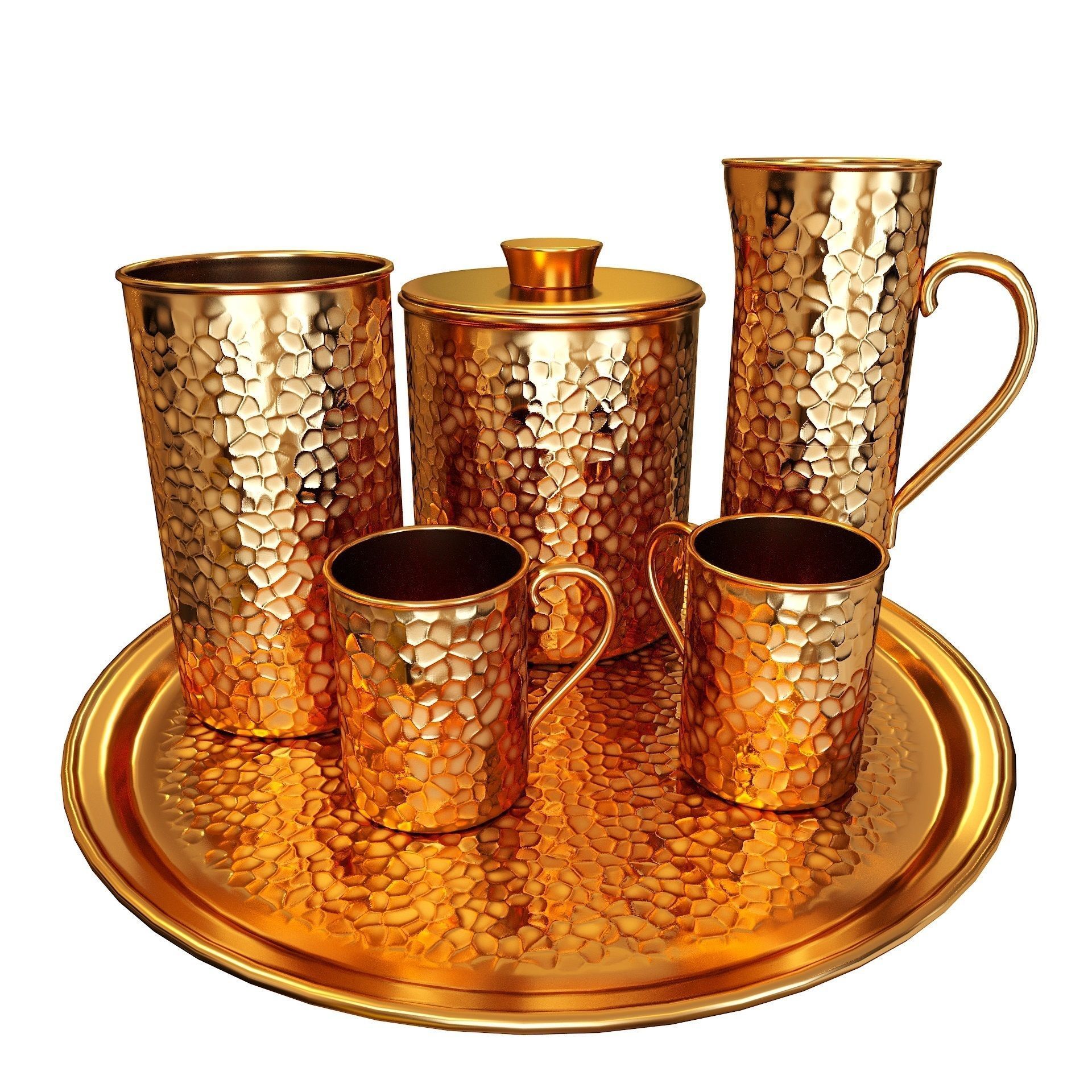 Bartender Tools Set 200 Pitchers 3D model_8