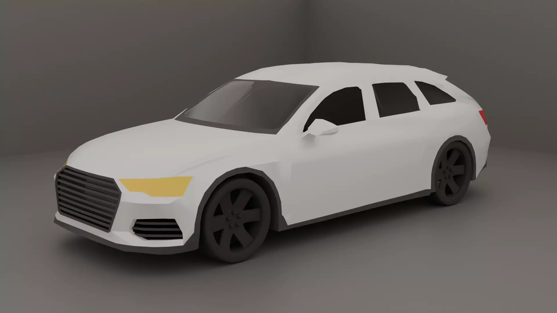 Low Poly Sports Car 2 Free low-poly 3D model_0