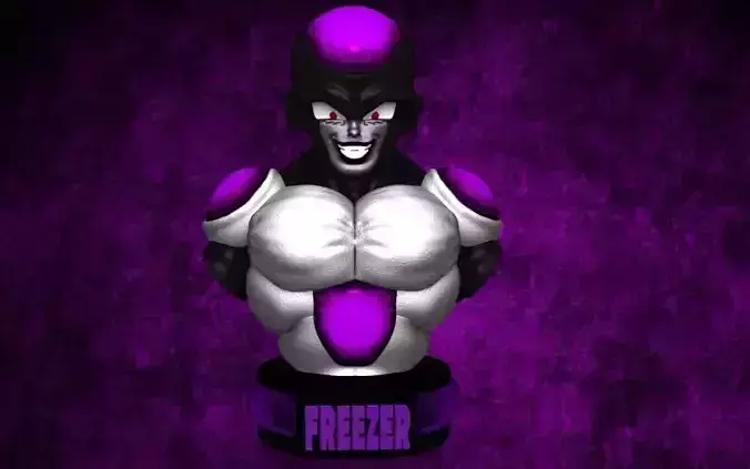 BUST BLACK FREEZER DRAGON BALL Z SUPER GOKU 3D print model