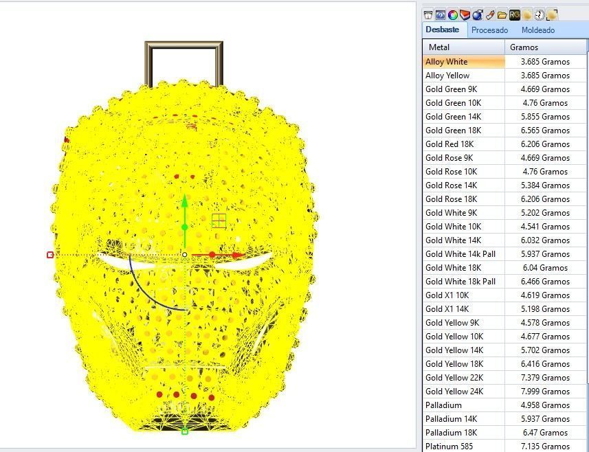 dijes- Colgante irin man -v- 3D print model_6