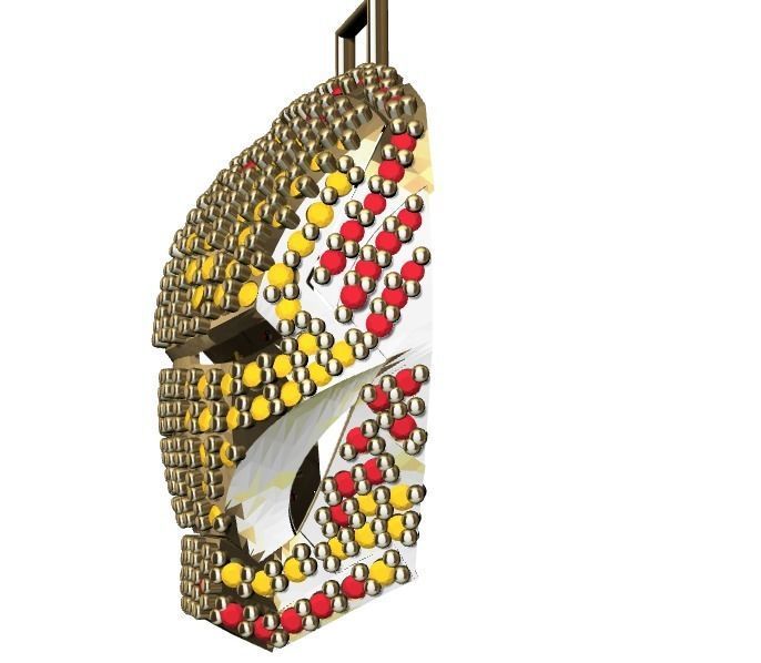 dijes- Colgante irin man -v- 3D print model_2