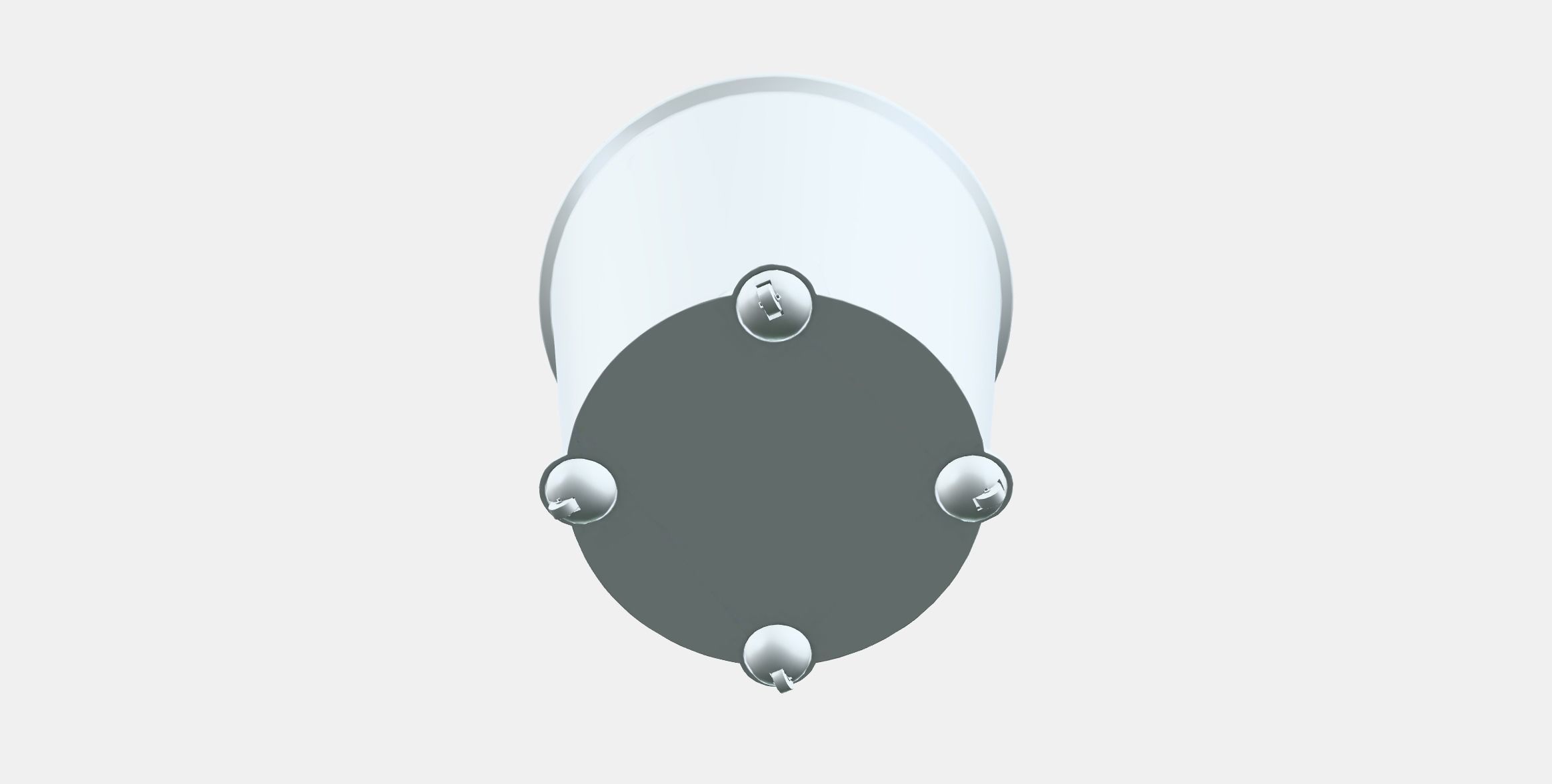 IKEA PS FEJO self-watering pot Low-poly 3D model_7