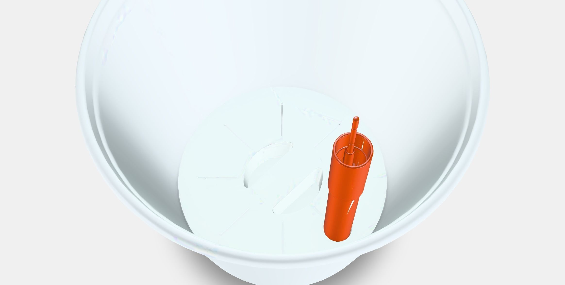 IKEA PS FEJO self-watering pot Low-poly 3D model_2