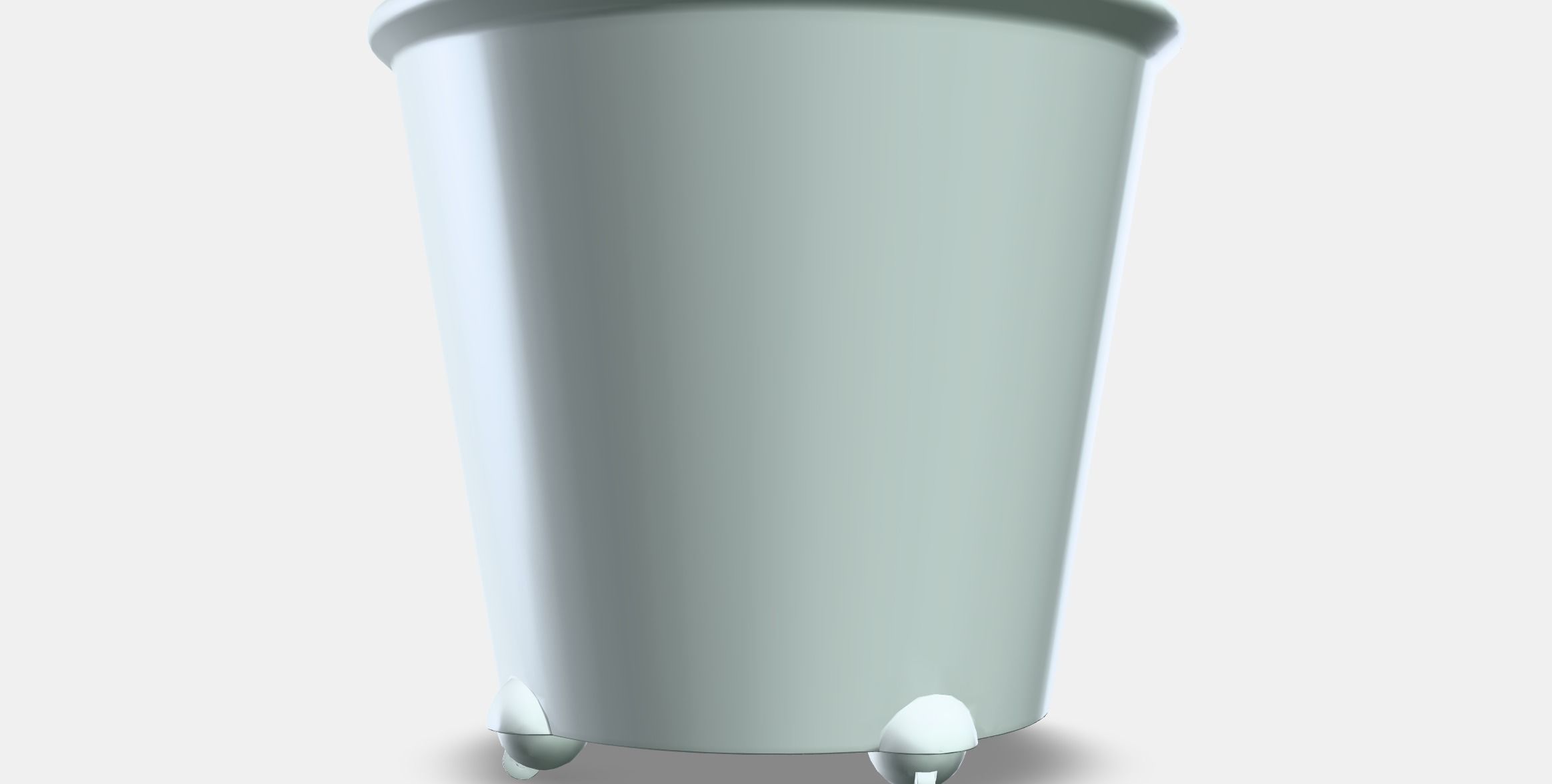 IKEA PS FEJO self-watering pot Low-poly 3D model_9