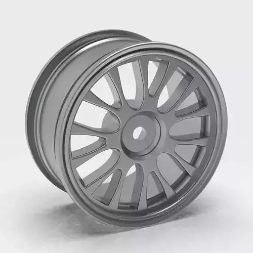 Precision Engineered Wheel Rim 3D Model Instant Download