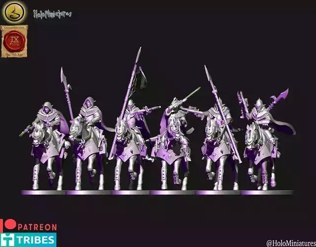 Dark elves Dark riders 3D print model