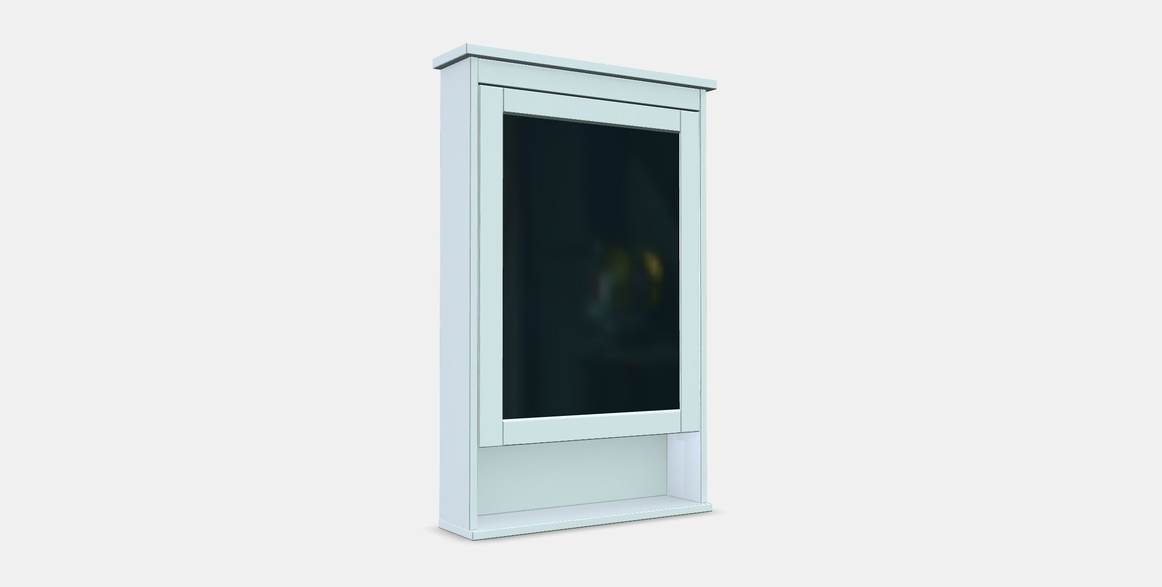 HEMNES mirror cabinet 1 door Low-poly 3D model_2