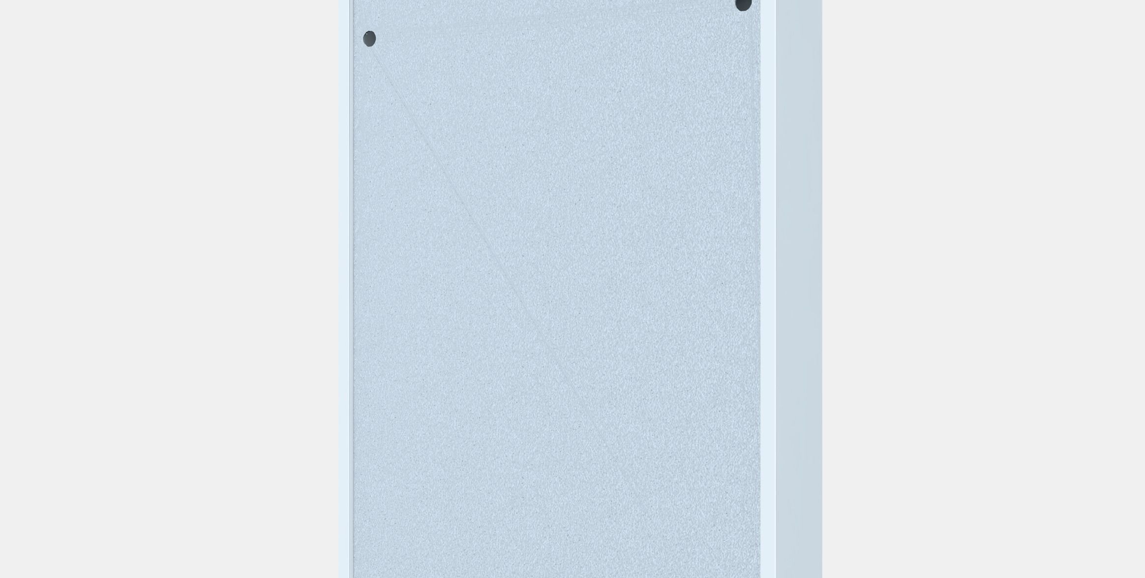 HEMNES mirror cabinet 1 door Low-poly 3D model_8