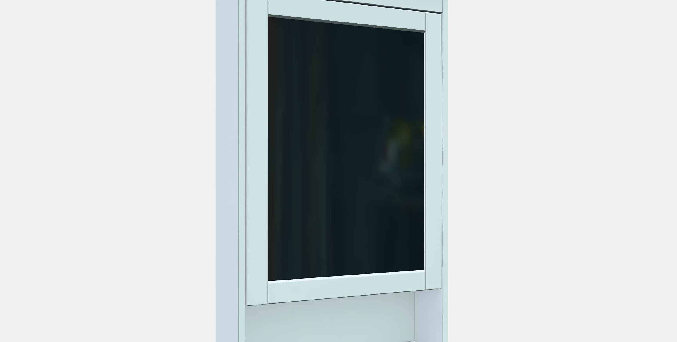 HEMNES mirror cabinet 1 door Low-poly 3D model_9
