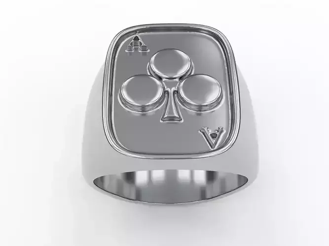 - Clubs Ring 3D print model 3D print model 3D print model