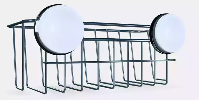 KROKFJORDEN Basket with suction cup