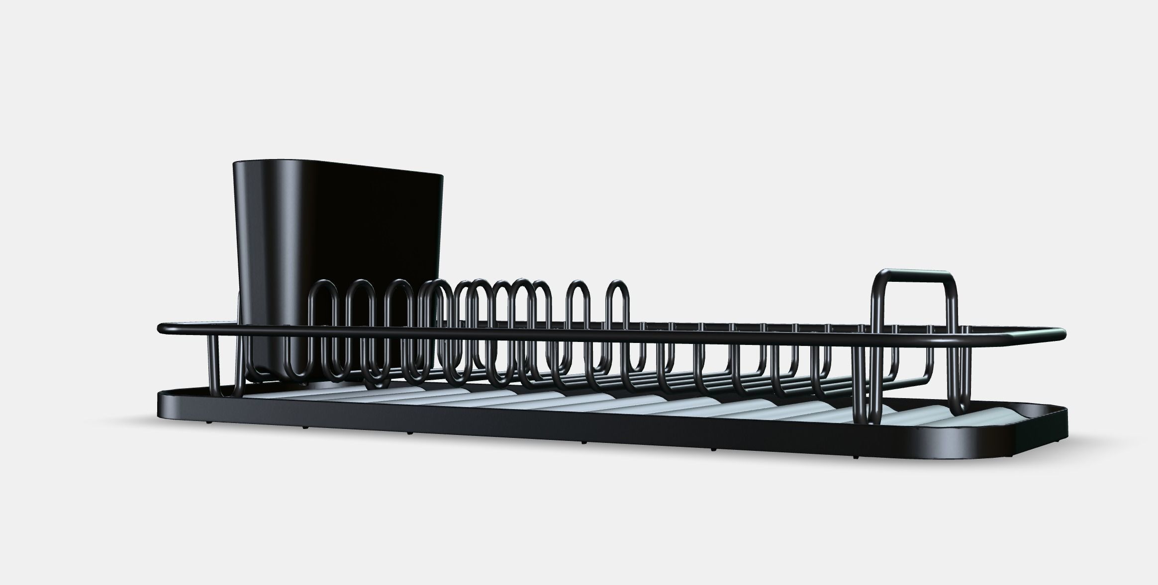 LILLHAVET draining rack multifunctional Low-poly 3D model_7
