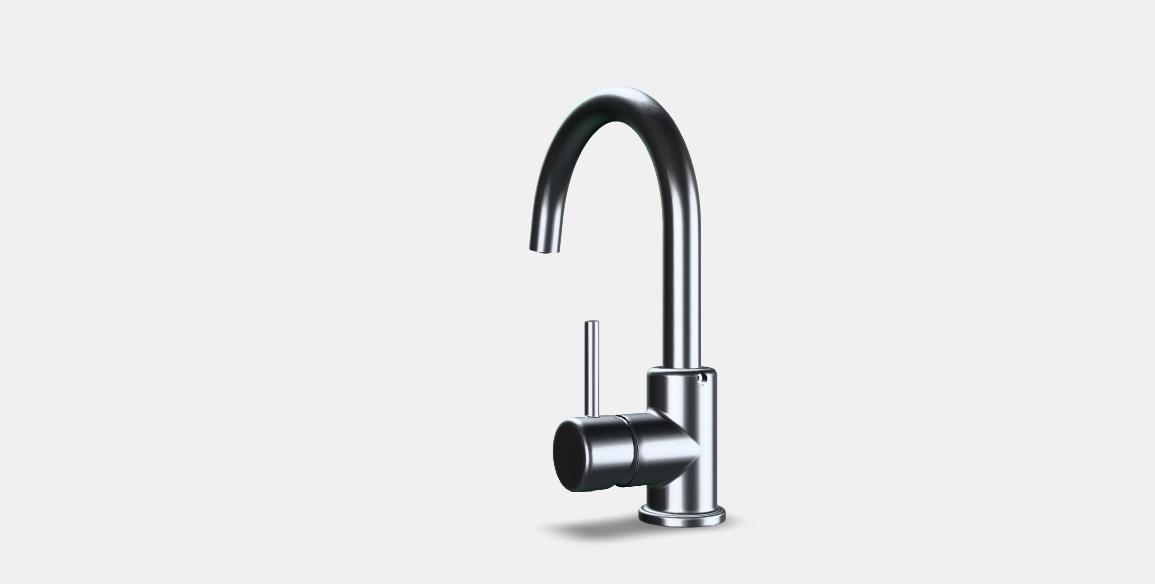 GLYPEN mixer tap Low-poly 3D model_16
