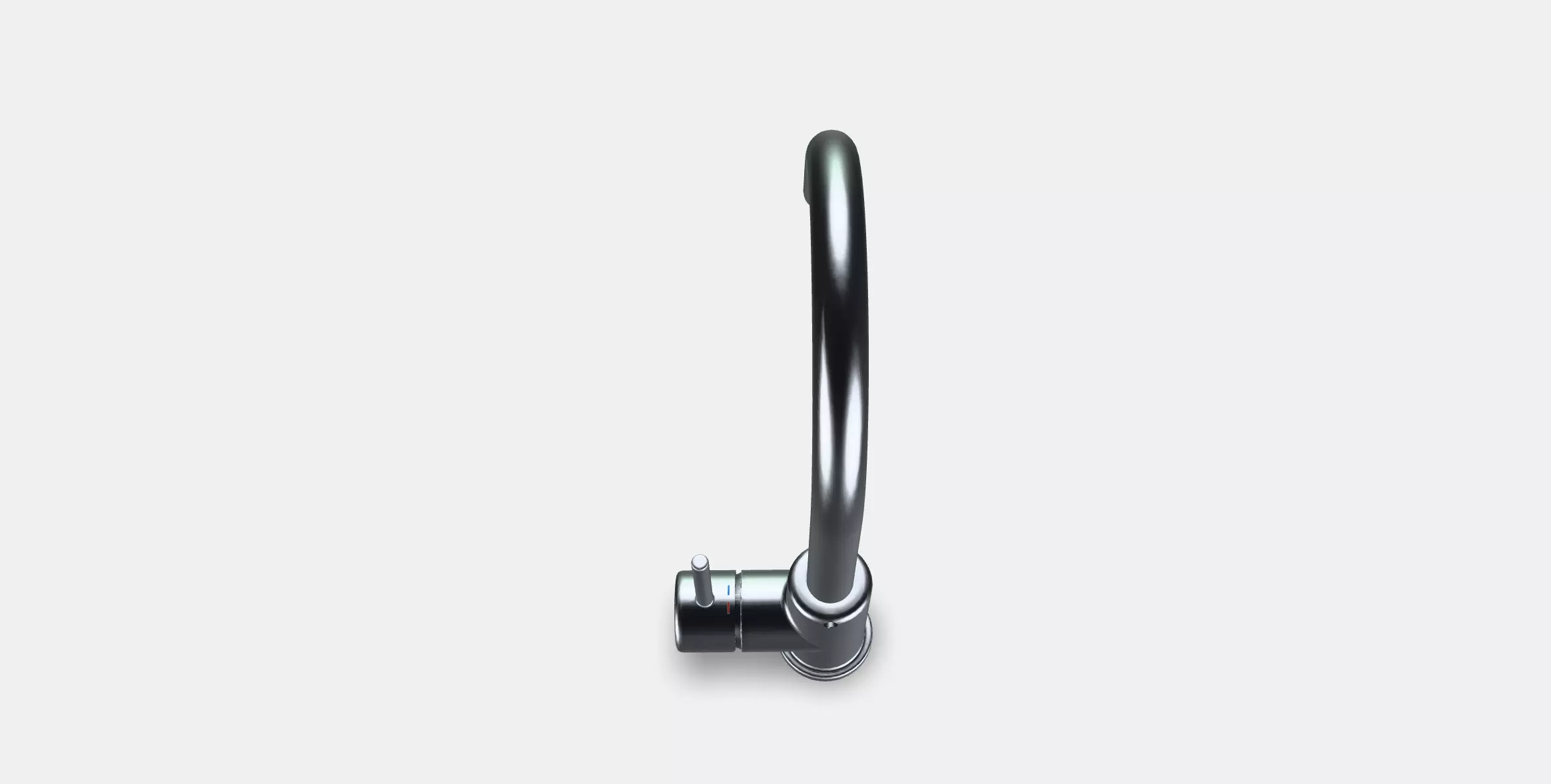 GLYPEN mixer tap Low-poly 3D model_0