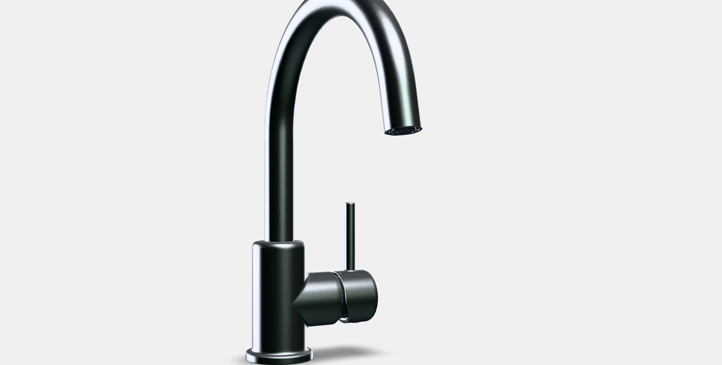GLYPEN mixer tap Low-poly 3D model_9