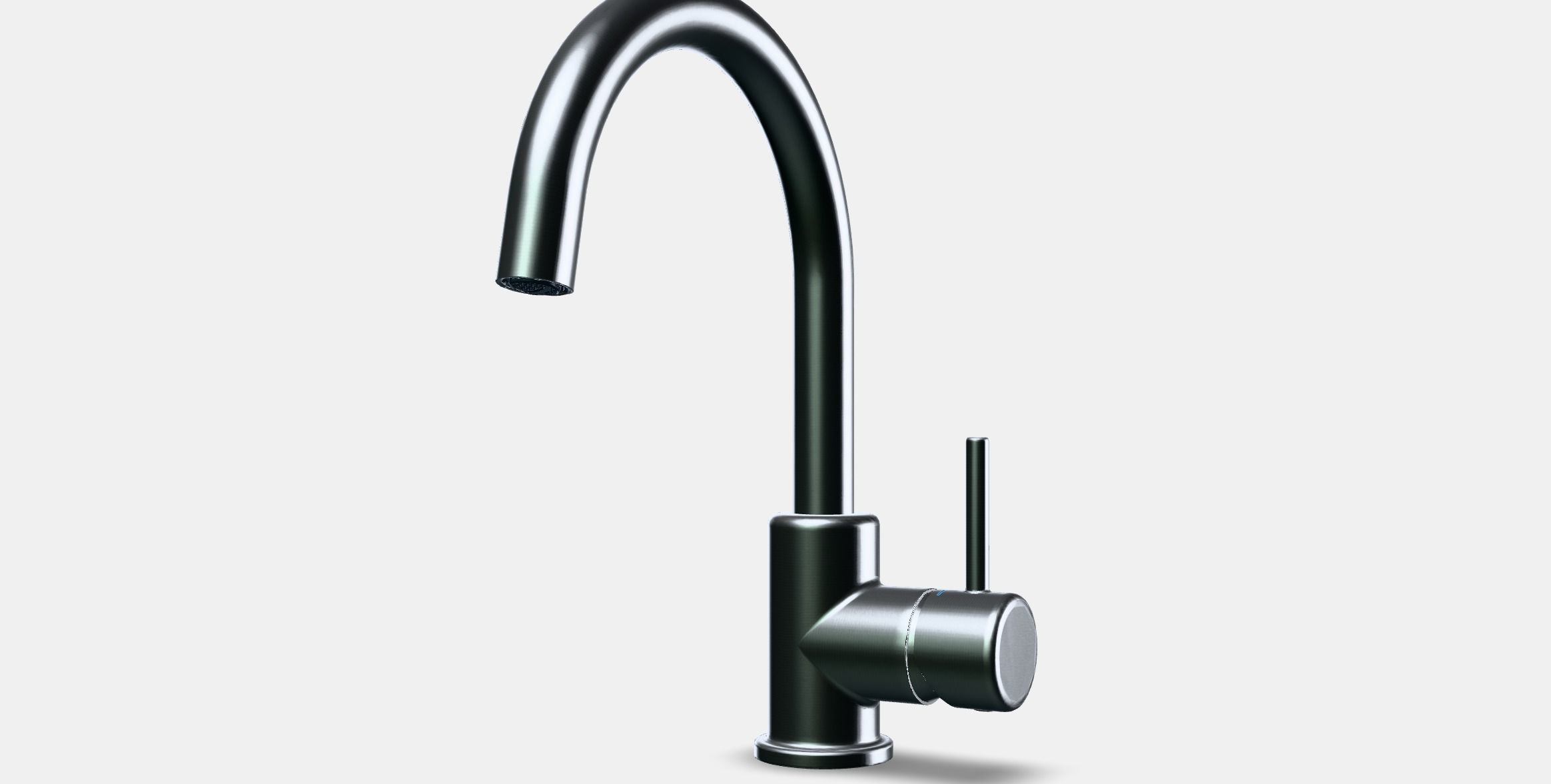 GLYPEN mixer tap Low-poly 3D model_13