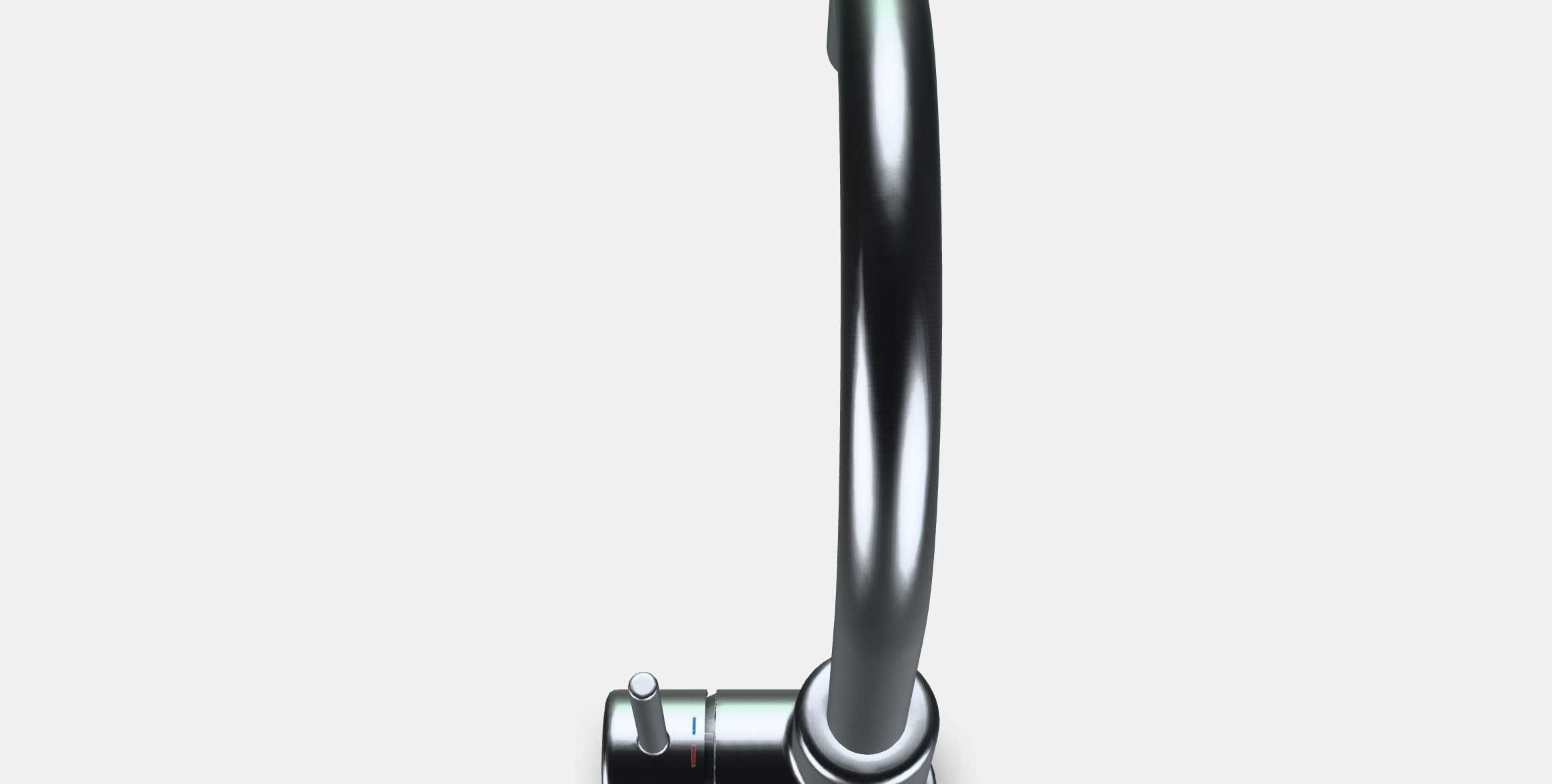 GLYPEN mixer tap Low-poly 3D model_4
