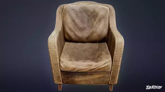 SUBURBS - Chair Cushioned 03 - LOW POLY AND NANITE