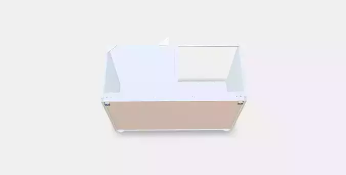 METOD carcase corner base unit Low-poly 3D model