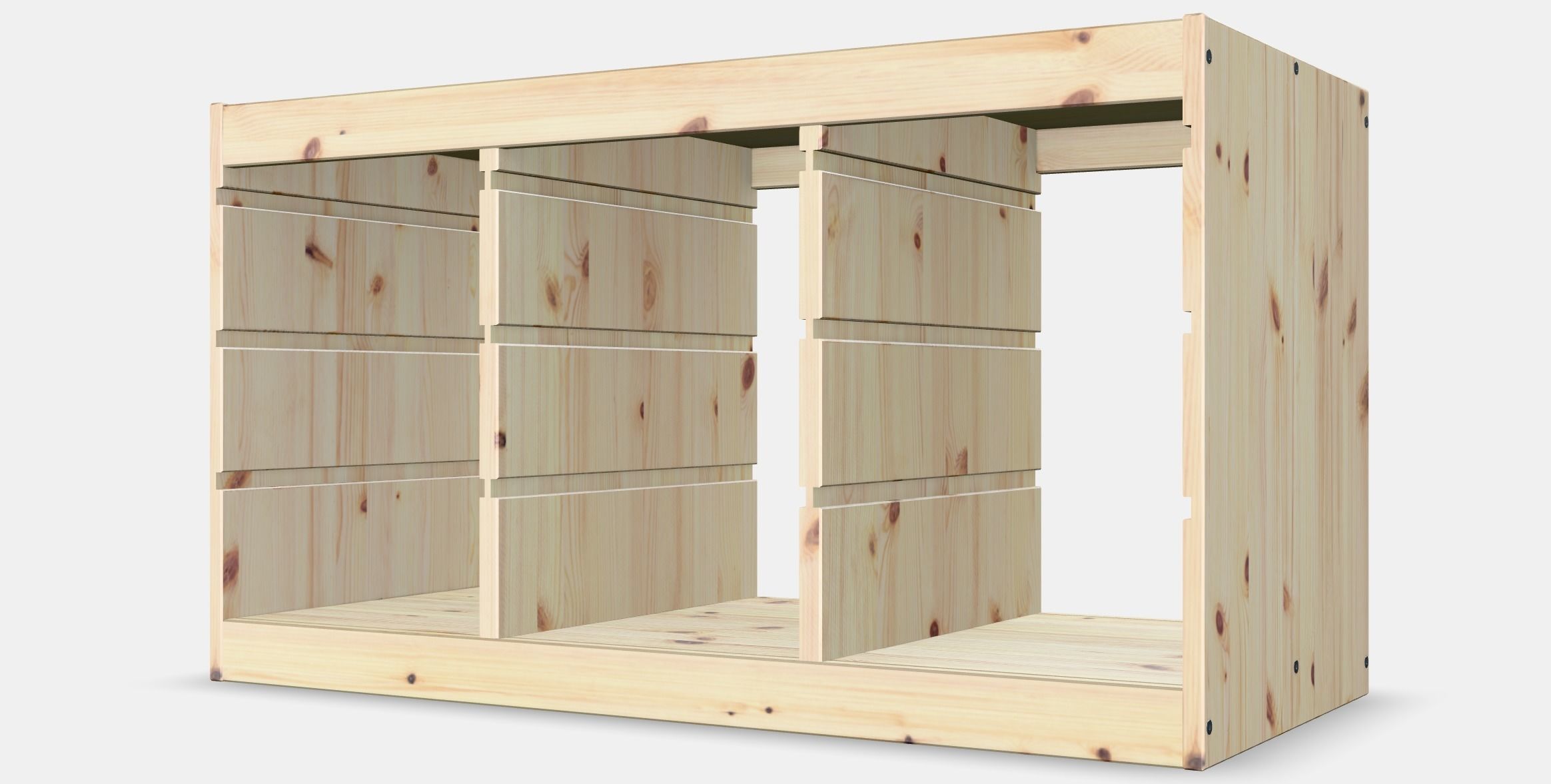 TROFAST shelf frame 1 Low-poly 3D model_10