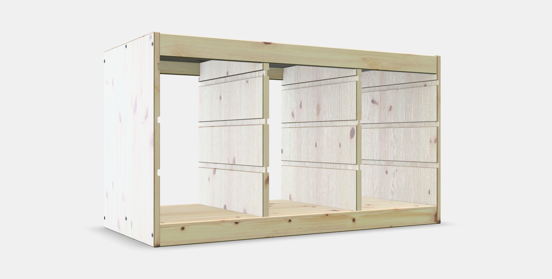 TROFAST shelf frame 1 Low-poly 3D model_8