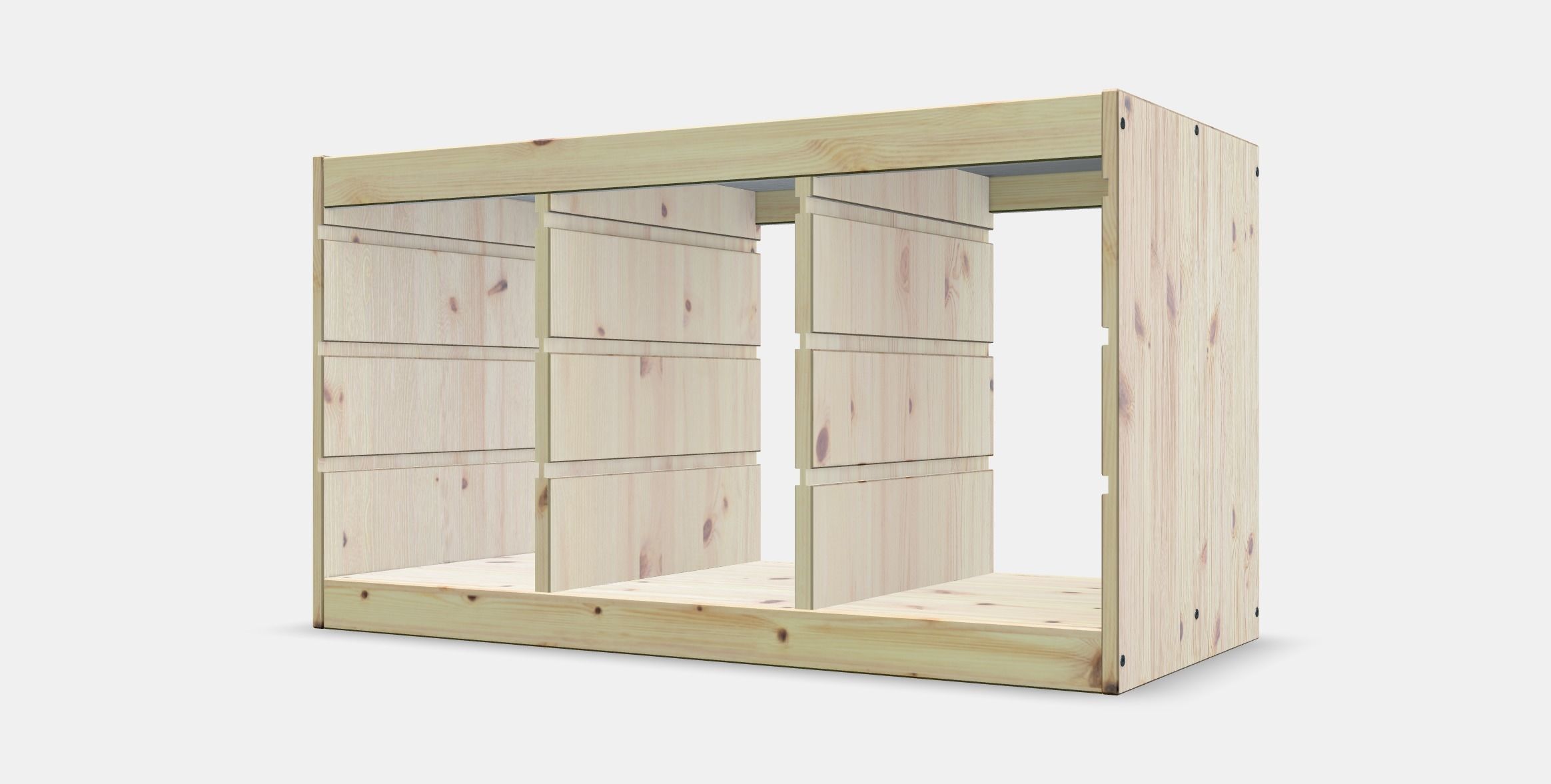 TROFAST shelf frame 1 Low-poly 3D model_13