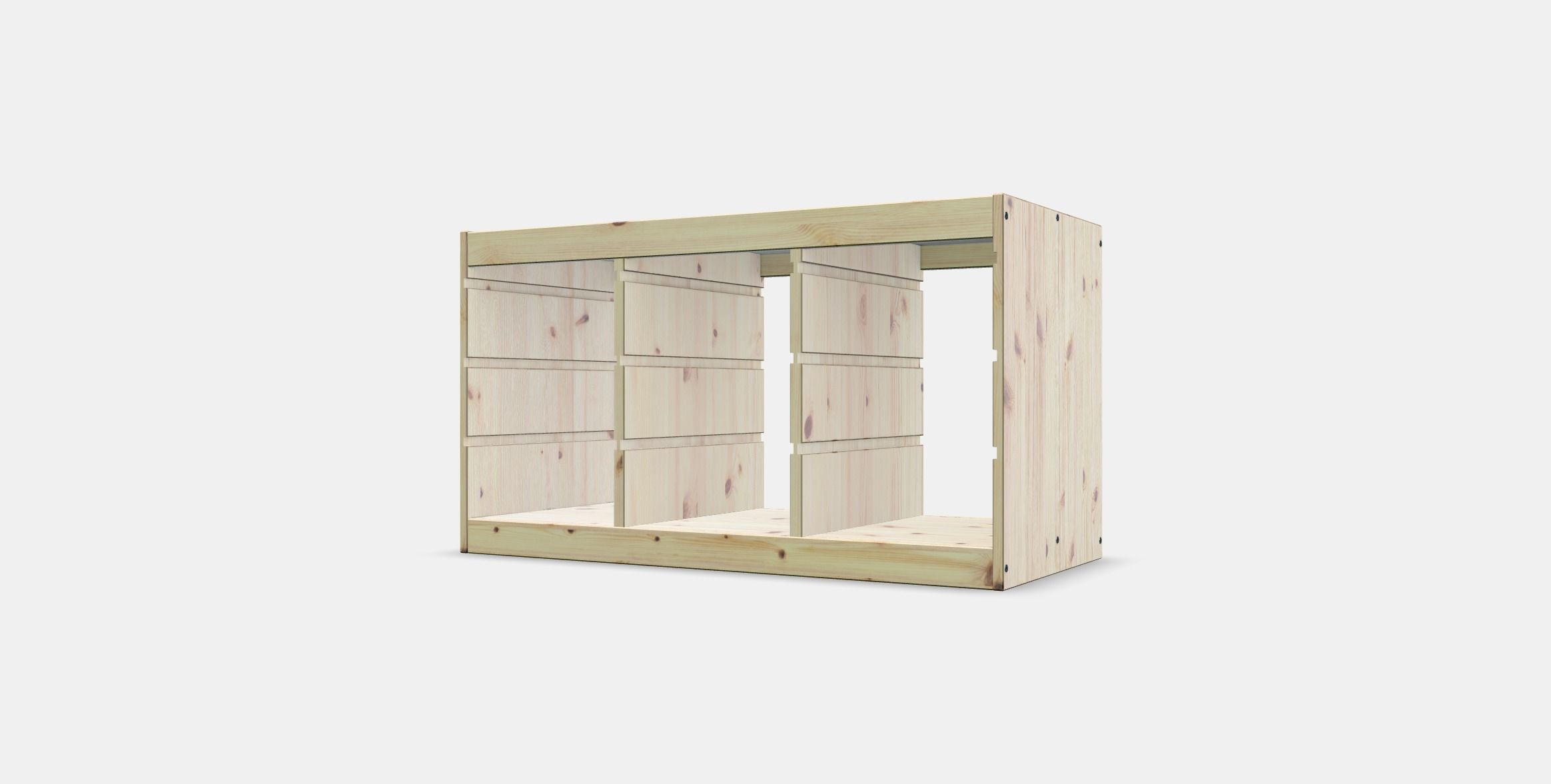 TROFAST shelf frame 1 Low-poly 3D model_11