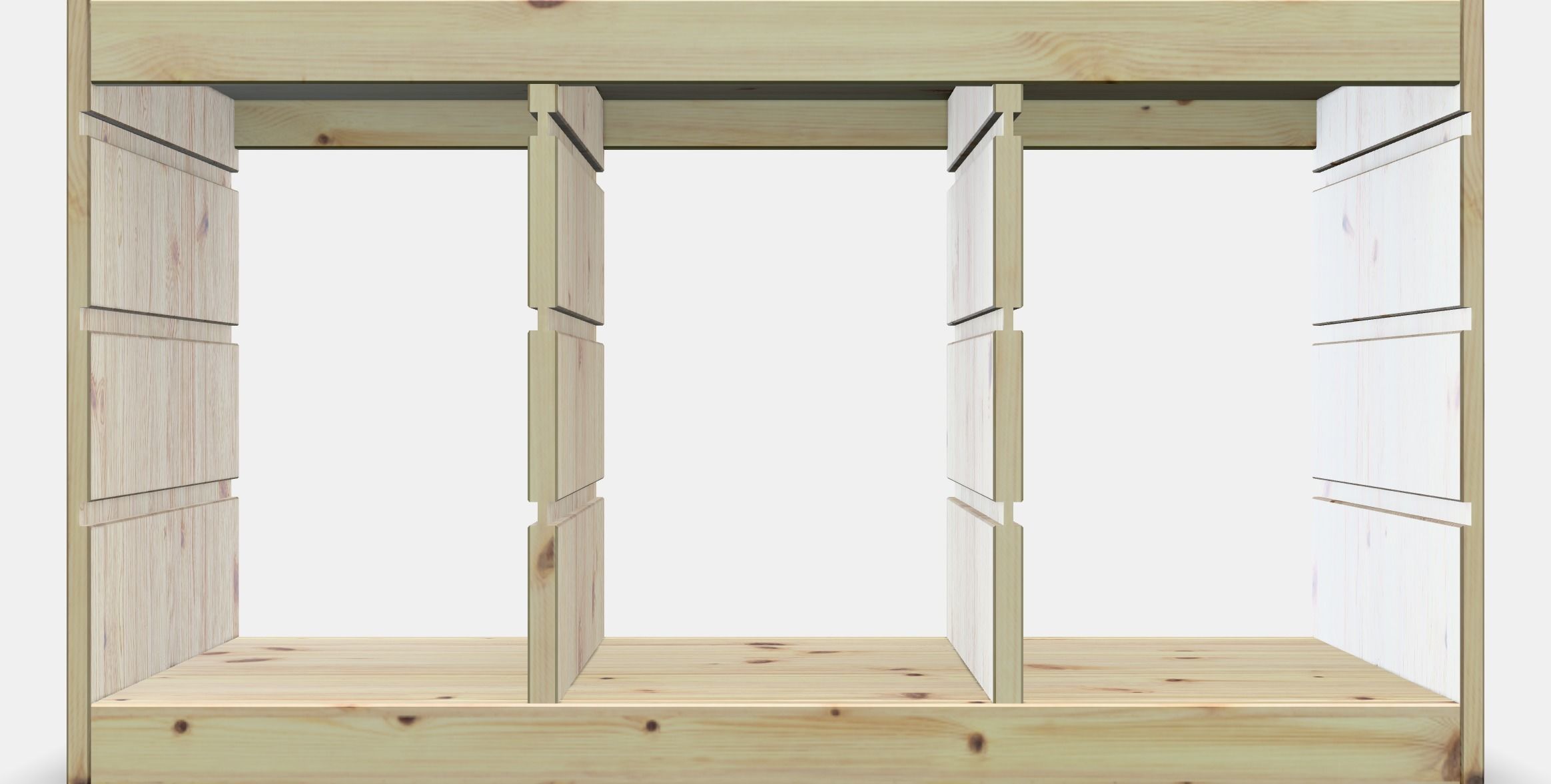TROFAST shelf frame 1 Low-poly 3D model_12