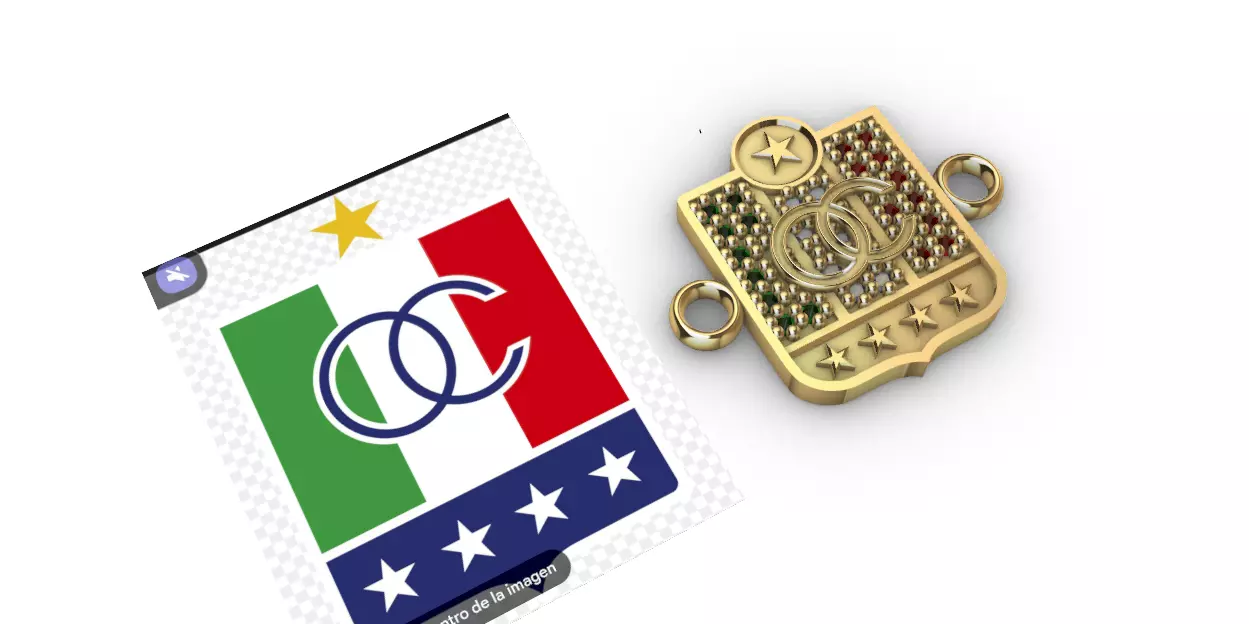 dijes- Colgante de 11 caldas -v- 3D print model_0