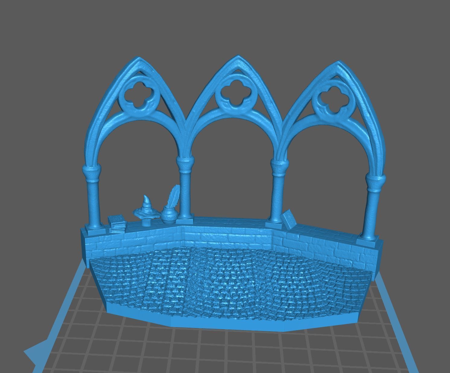 Diorama Harry Potter Funko minis Kinder Joy Egg Wizard Base 3D print model_7