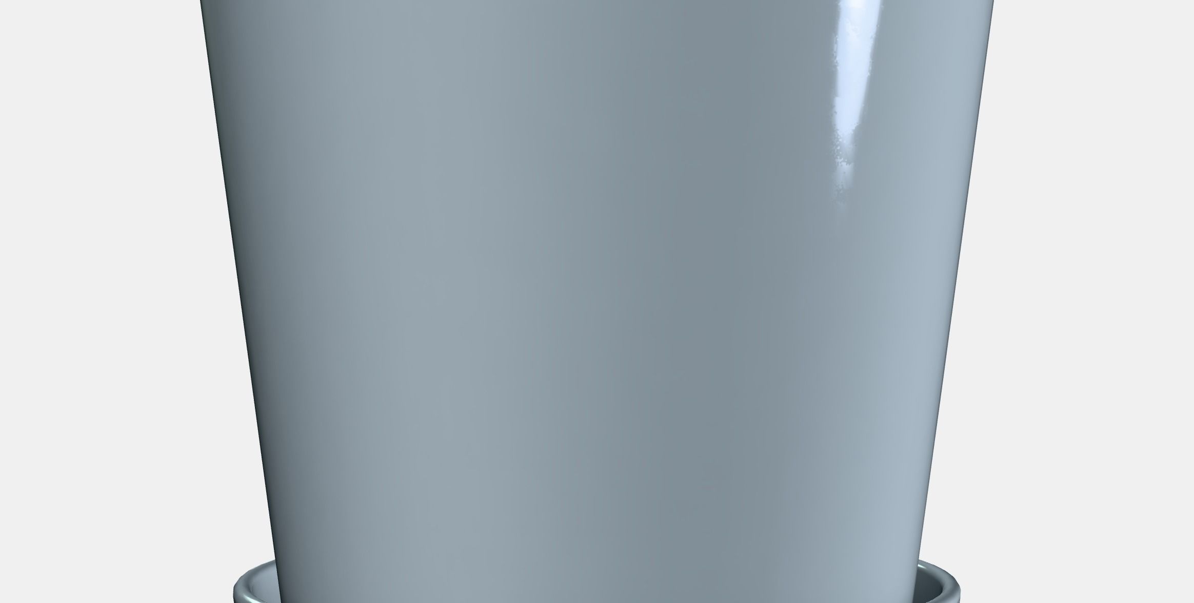 CITRUSFRUKT flower pot with saucer Low-poly 3D model_2