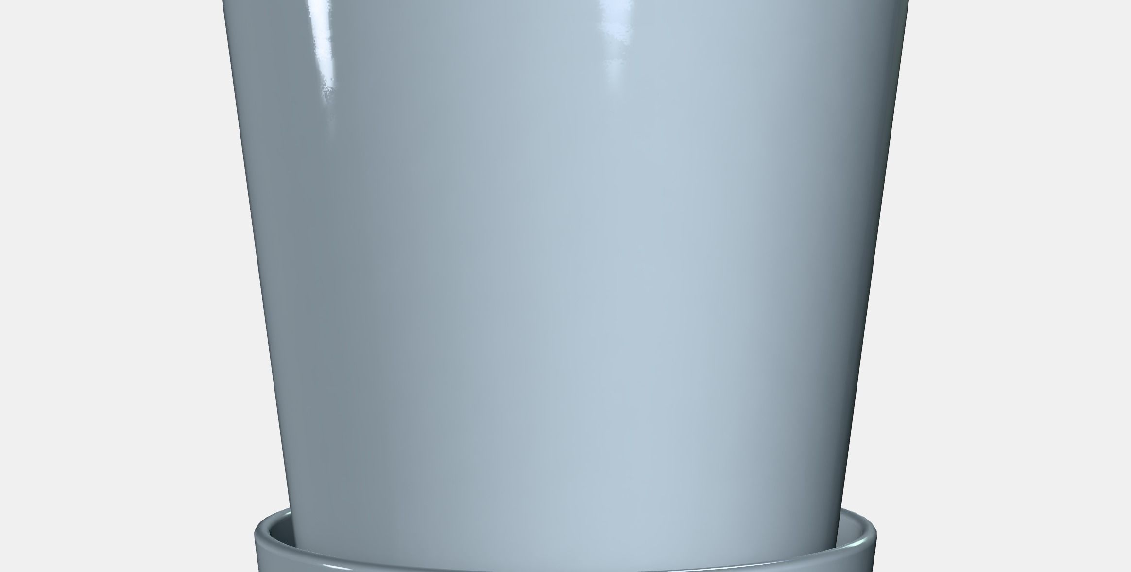 CITRUSFRUKT flower pot with saucer Low-poly 3D model_6