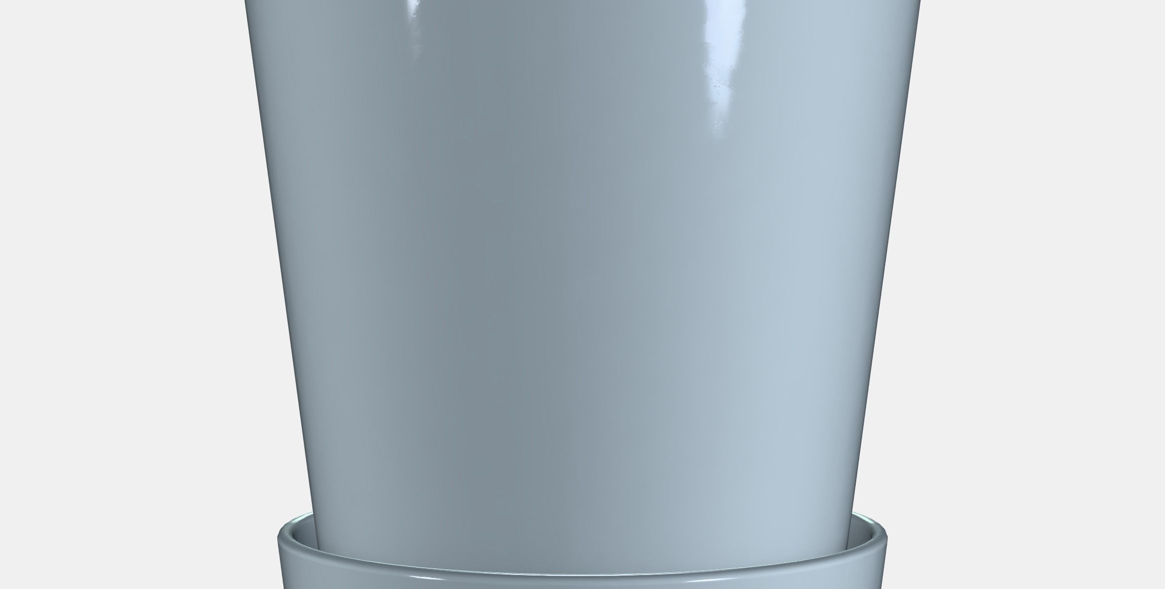 CITRUSFRUKT flower pot with saucer Low-poly 3D model_15