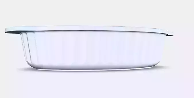 POETISK oven dish 3 Low-poly 3D model