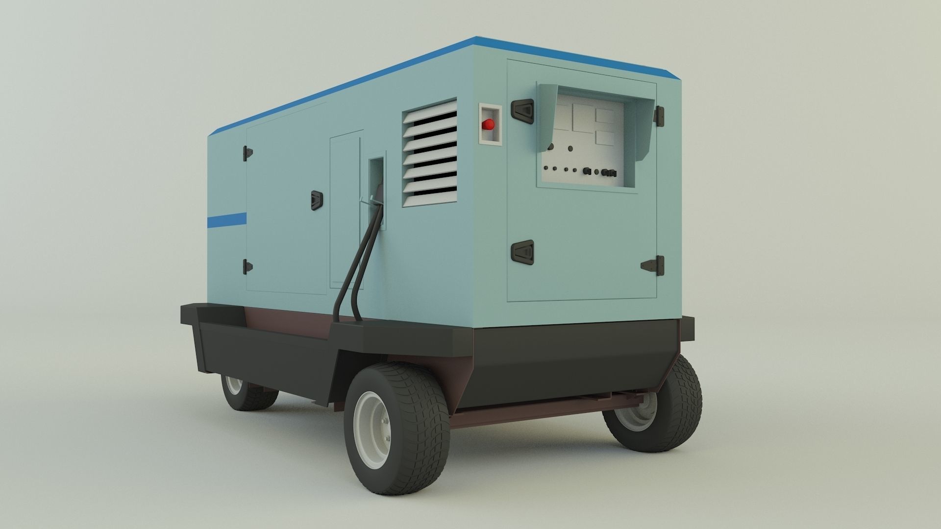generator trailer 3D model_2