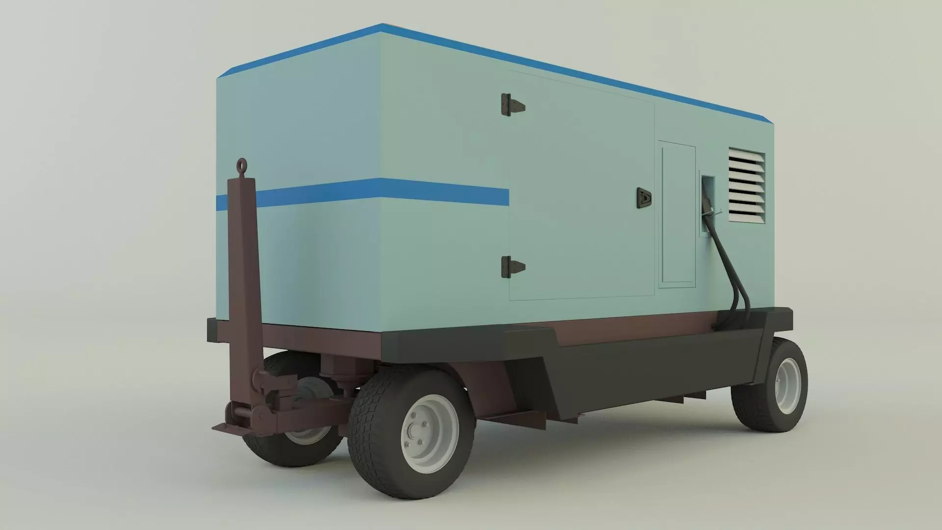 generator trailer 3D model_0