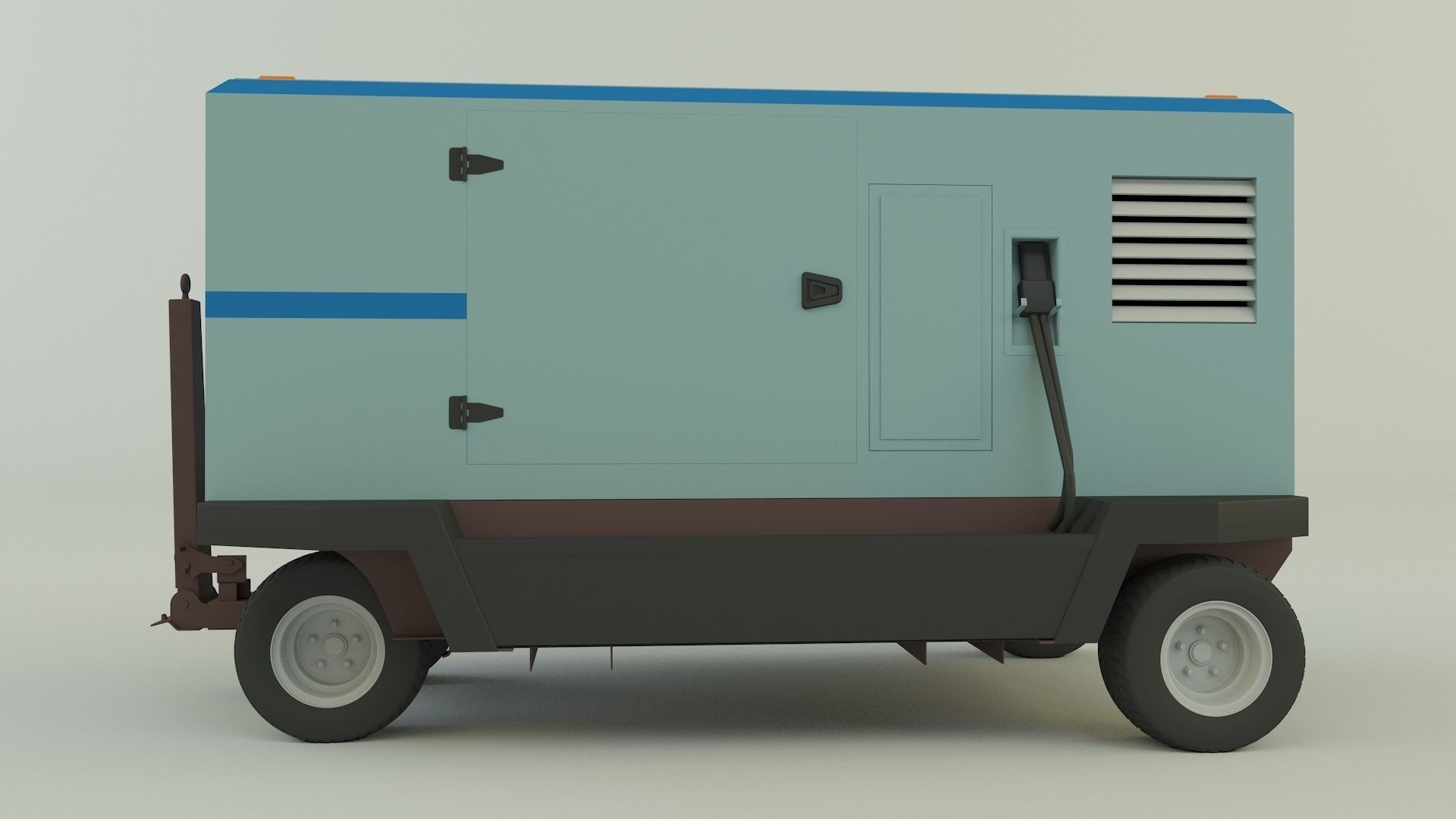 generator trailer 3D model_1