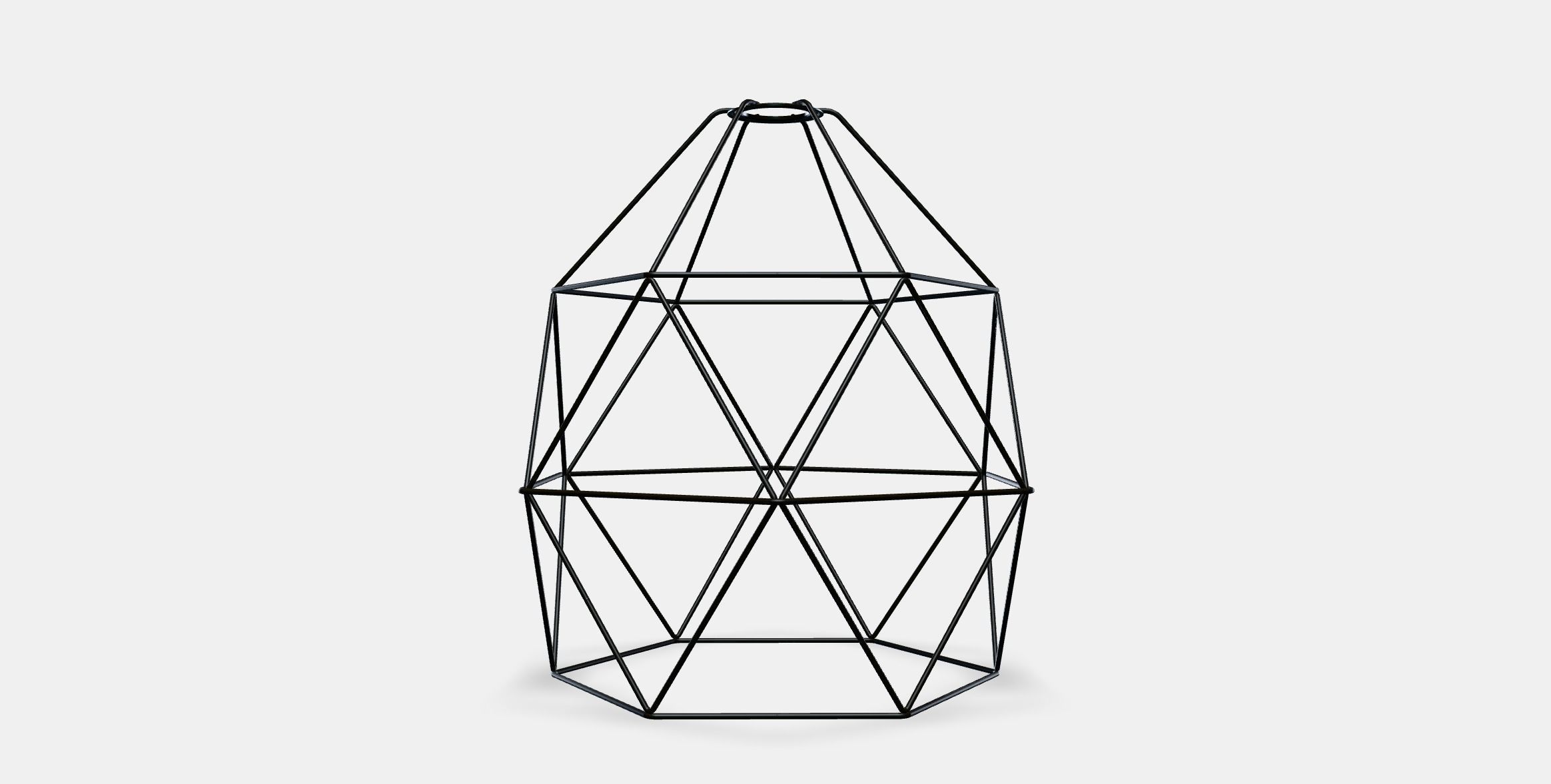 BRUNSTA pendant lampshade Low-poly 3D model_10