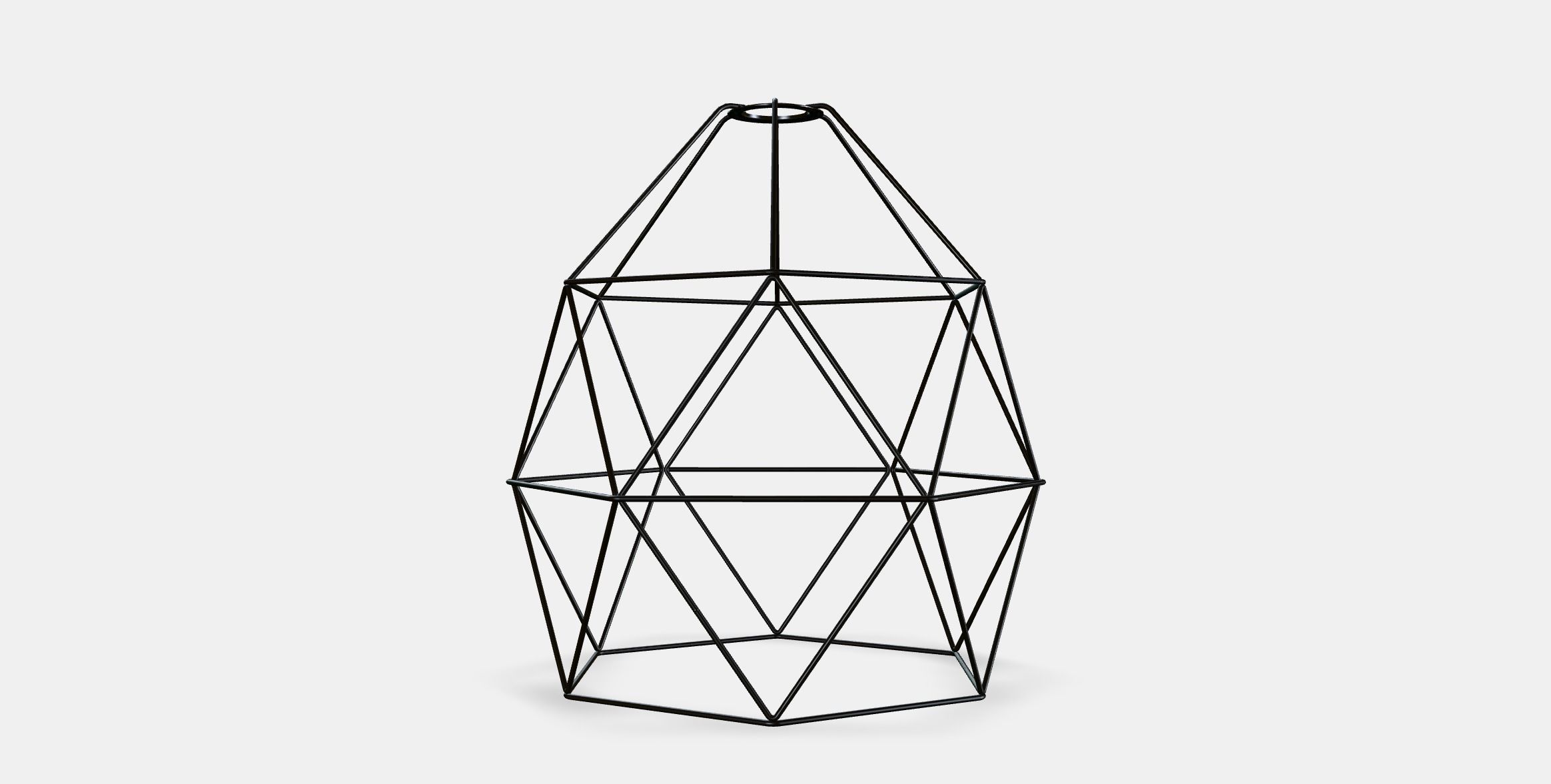 BRUNSTA pendant lampshade Low-poly 3D model_16
