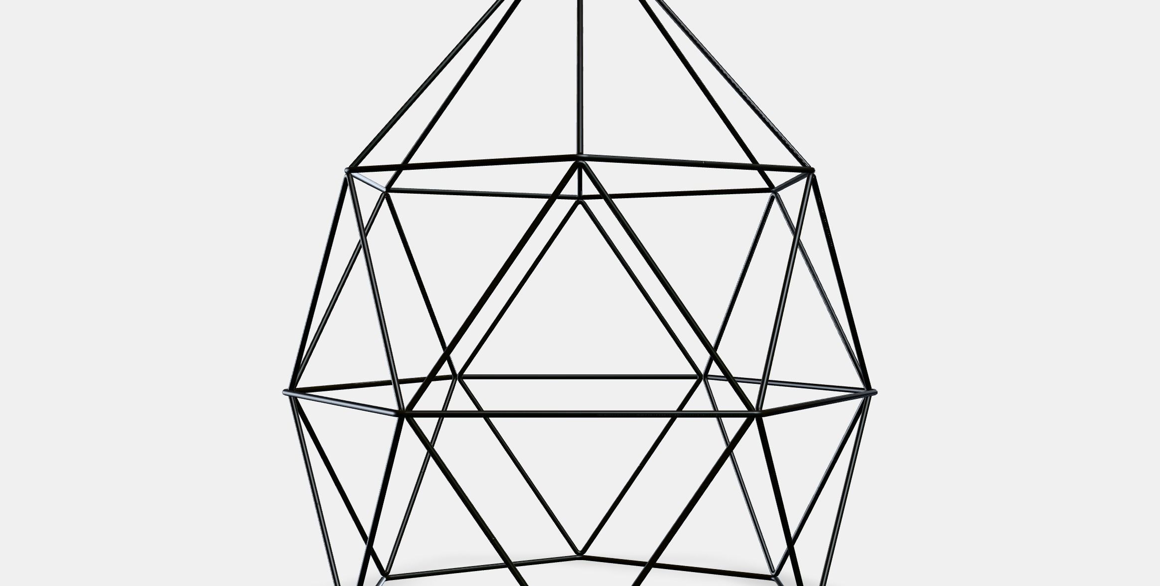 BRUNSTA pendant lampshade Low-poly 3D model_9